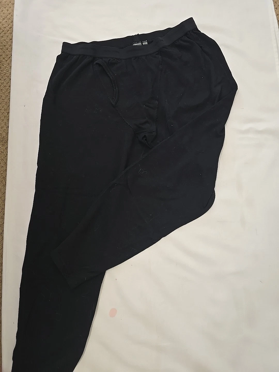 Icebreakers Mens Black Merino Wool Baselayer Pants XXL BodyFit 260Thermal