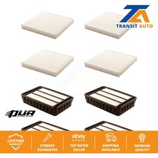 Air Cabin Filters (8 Total) Kit For Mitsubishi Lancer Outlander Sport RVR