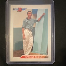 Bowman 1992 Mariano Rivera #302 New York Yankees Baseball Card