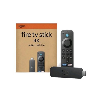 Amazon Fire TV Stick 4K (2.gen.), mit Unterstützung für Wi-Fi 6 Fernbedienung
