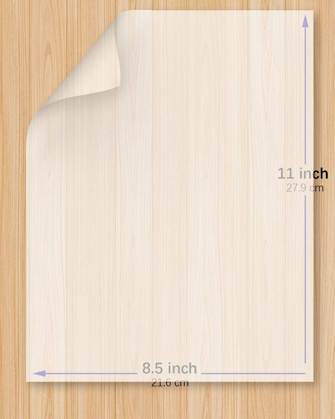 100 Sheets Translucent Vellum Paper, 68LBS 8.5 x 11 inches Printable Vellums ...