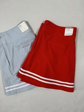 Calia Golf Skort Lot of 2 Women s Size 14 NWT Red Light Blue 15 Side Zip
