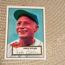 Topps 1983 1952 Reprint Series Jake Pitler Brooklyn Dodgers #395 MLB Card
