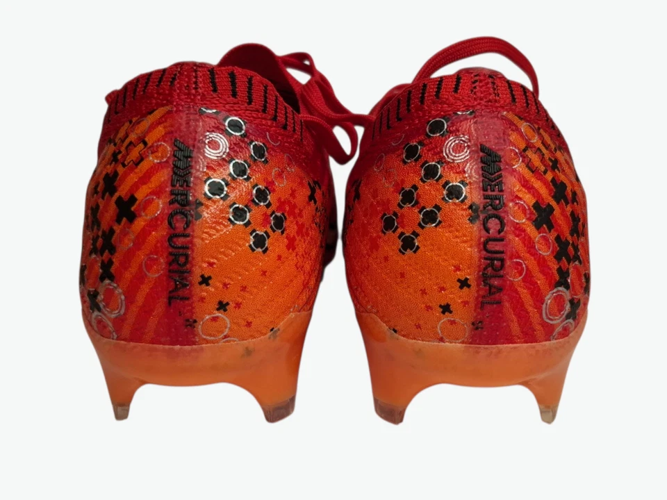 Botines de fútbol Nike ZM Vapor 15 CR7 MDS Elite FG talla 7 rojo/naranja FD1165-600 nuevos Foto 3 de 4