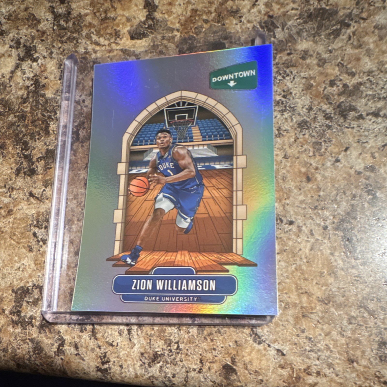 Panini 2020-21 Prizm Draft Picks Downtown Zion Williamson D-5 Duke Blue Devils