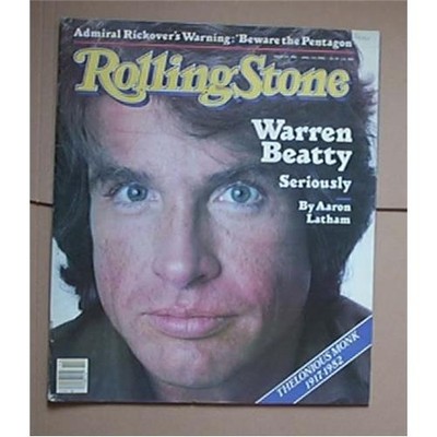 WARREN BEATTY ROLLING STONE NO.366 MAGAZINE APR 1 1982 WARREN COLOUR COVER USA