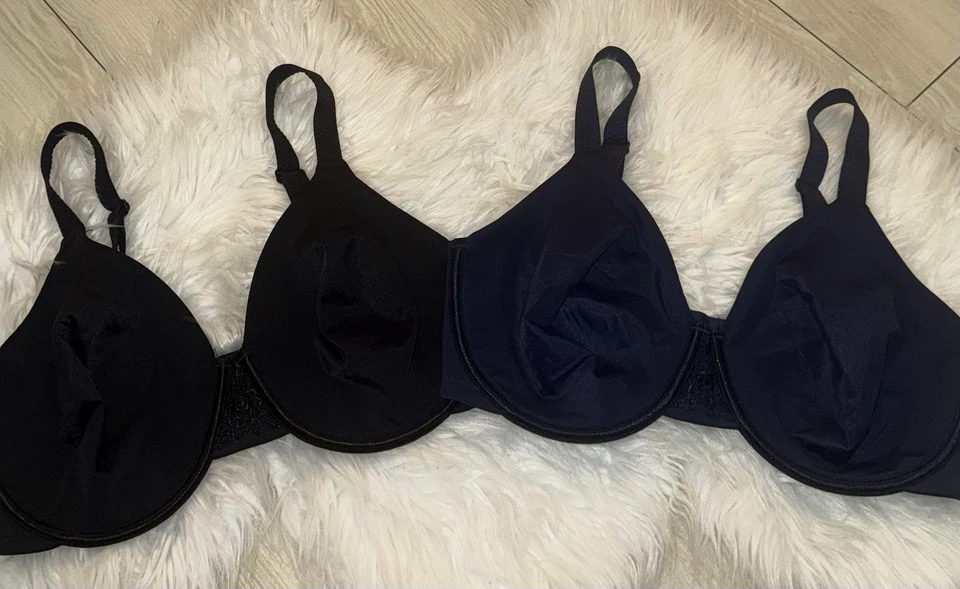 2 Sujetadores Vanity Fair 76080 Beauty Back Figura Completa Minimizador con Aros para Mujer 36DD Foto 2 de 4