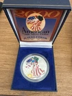 2000 American Silver Eagle Dollar – Full-Color Walking Liberty – .999 Fine
