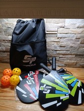 Go Pickle Pickle ball Set 4 Paddles And 4 Balls