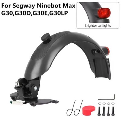 Rear Fender Mudguard Light for Segway Ninebot Max G30 G30D G30E G30LP E-Scooter