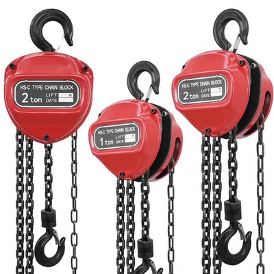 Kettenzug 2000kg 2t 3m Seilzug Flaschenzug Hubhöhe Kran Kettenflaschenzug Kette