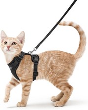 Cat Harness  Leash Walking Escape Proof Soft Adjustable Vest Harnesses Cats