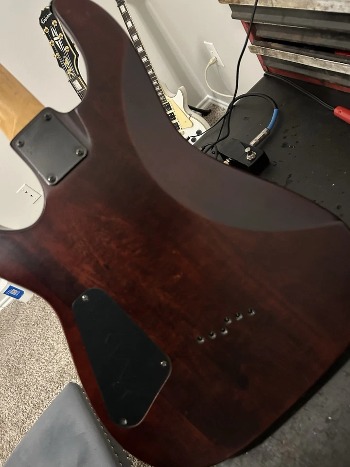 Schecter Diamond Series Omen-6 Electric Guitar Modded - Image 4 of 4