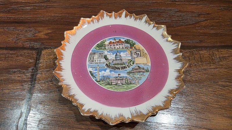Washington, D.C. District of Columbia Souvenir Decorative Plate