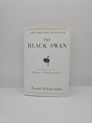 Nassim Nicholas Taleb Black Swan Hardcover Dust Jacket Impact Of The Improbable