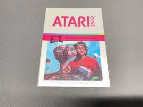 Atari  2600   E.T. The Extra-Terrestrial Game Manual Tip Sheet