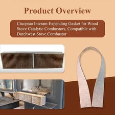 Interam Expanding Gasket for Wood Stove Catalytic Combustors Compatible with Du