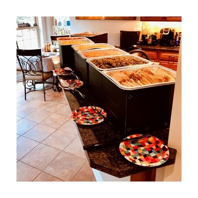 Elegant Disposable Wind Blocking Stands - Food Warmers for Parties, Catering ...