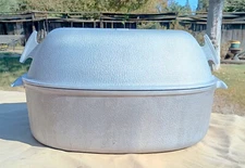 Vintage Guardian Service Aluminum Roaster With Lid - No Rack or Trivet