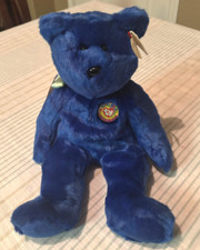 1999 Ty Beanie Buddy Clubby Blue Official Club Bear w/Tags