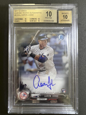 2017 Bowman Chrome Aaron Judge Autograph