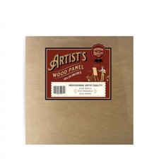 Artist's wooden Panel - Hand sanded - Paintable Edges - 4 size options