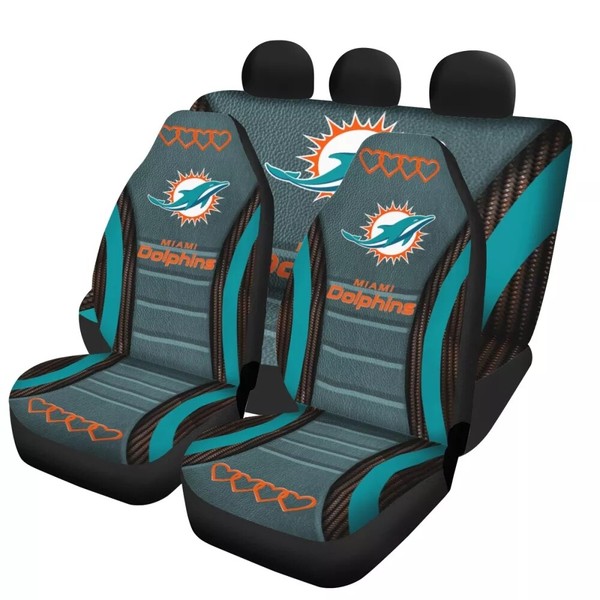 Miami Dolphin Seat Covers Velcromag