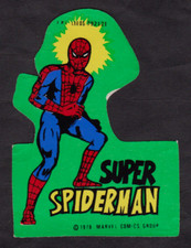 1978 Dutch SPIDER-MAN Sticker Marvel Super Heroes Super Spiderman