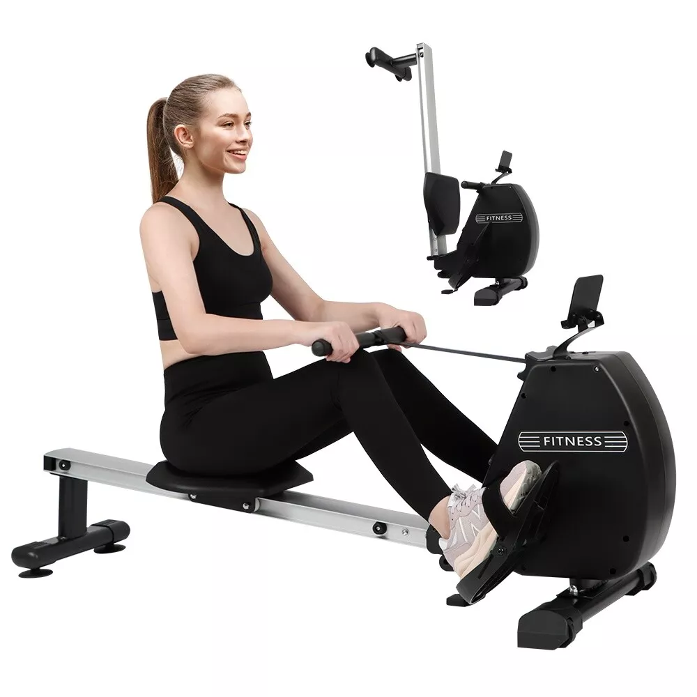 Rowing Machine Foldable Rower Machine with LCD Display Body