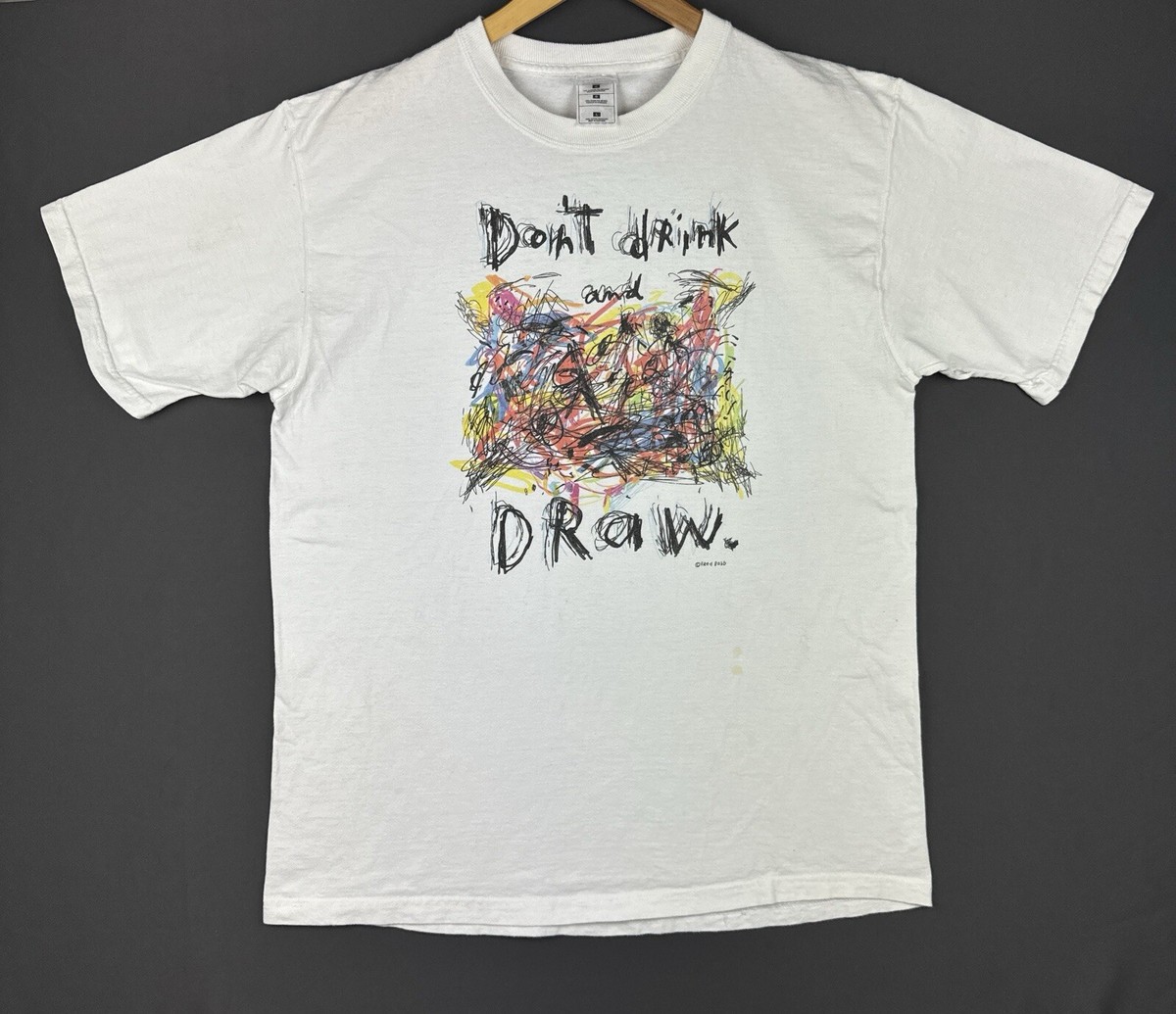 Vintage Y2K Fred Babb Art Tee Don