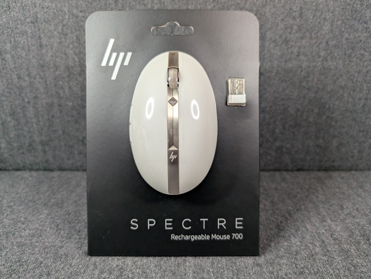 【未開封】HP Spectre Rechargeable Mouse 700 HP Spectre Wireless Rechargeable Bluetooth Mouse 700 White | eBay