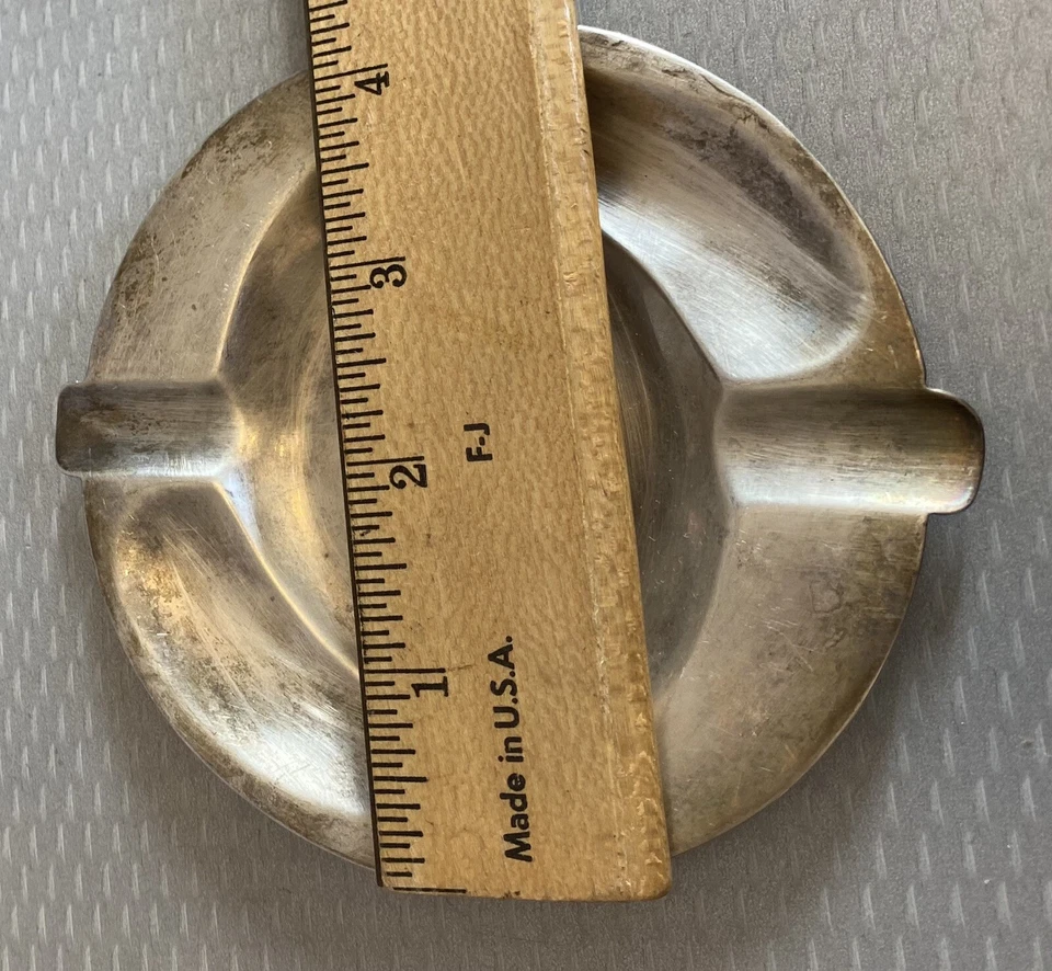 Cenicero Sanborns México Plata Esterlina MCM Hecho a Mano 3 Búhos Marca 93.7g Foto 4 de 4