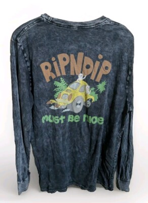 Rip N Dip ''Must Be Nice'' Long Sleeve Shirt Unisex Adult Medium