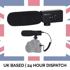 Prosound Bv57 Super Cardioid Electret Condenser Zoom Video Microphone 4m /0.6m