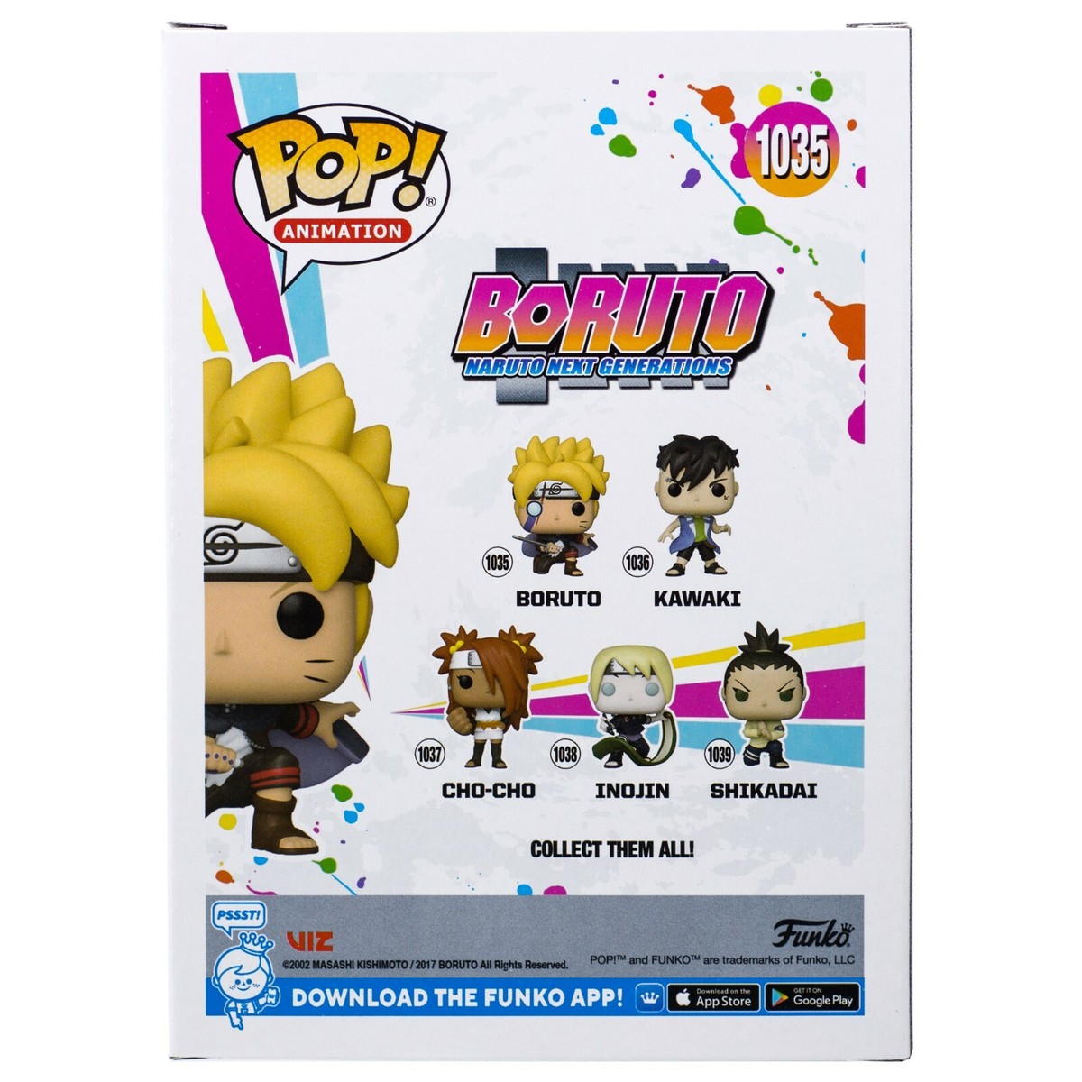 Boruto Naruto Boruto With Marks Funko Pop #1035 Animation Vinyl