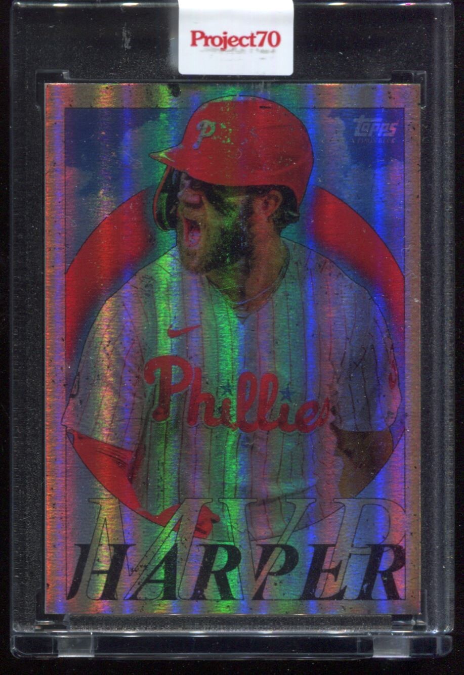 TOPPS PROJECT 70 FOIL #861 BRYCE HARPER by TYSON BECK PHILLIES 55/70