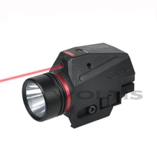 Compact Pistol Light Tactical White Light & Red Laser Combo
