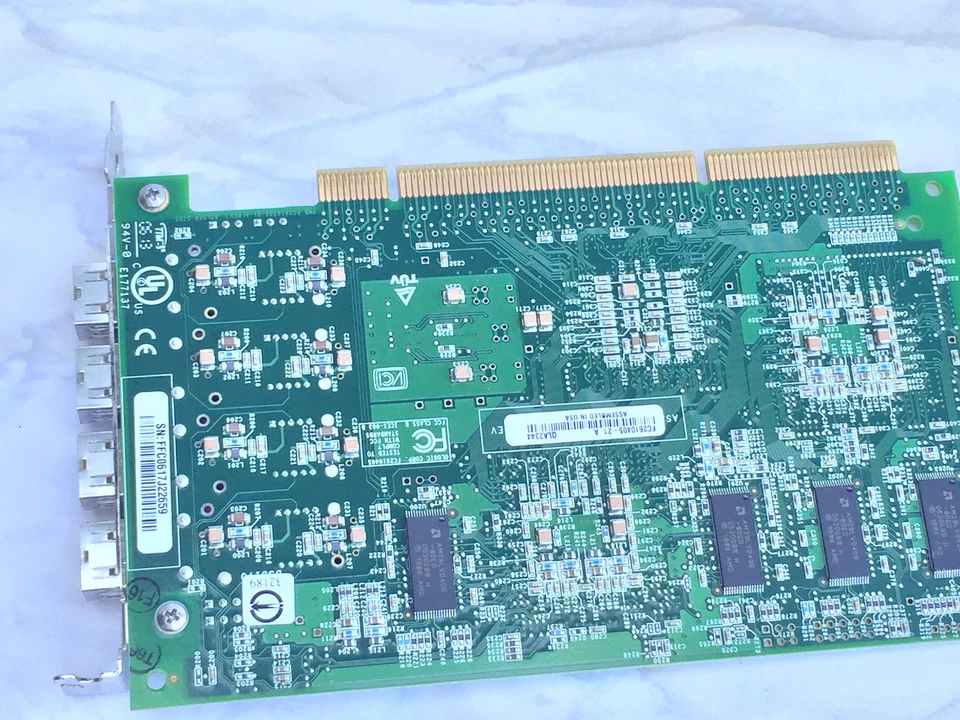 QLA2344 - QLogic 2GB Quad 4-Port PCI-X Fibre Channel Standard Profile HBA - Image 2 of 4