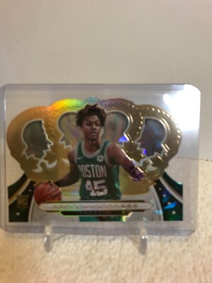 2019-20 Panini Crown Royale Romeo Langford #31 RC Rookie Gold Die Cut 01/10