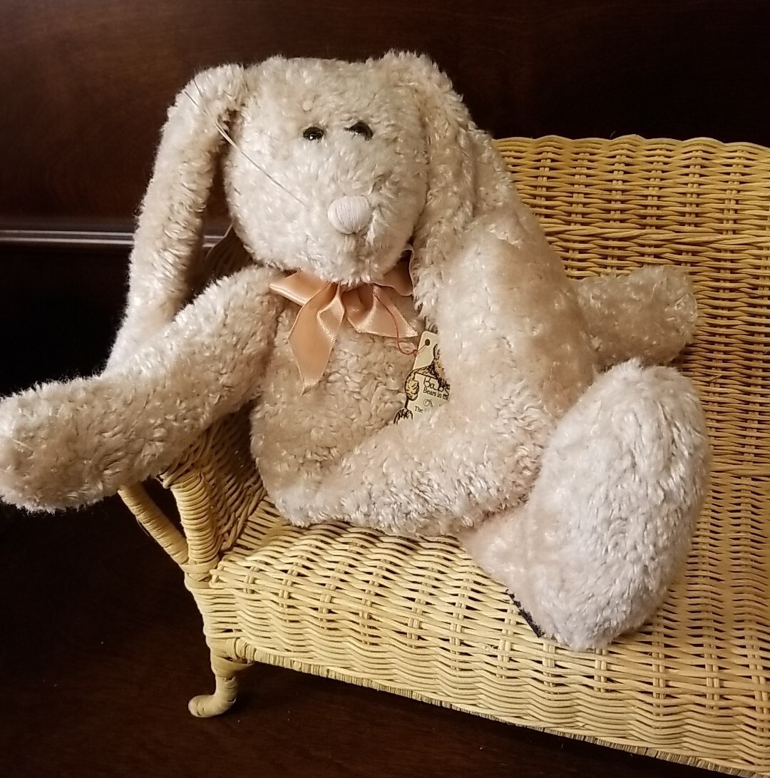 Babs Bunny Rabbit Vintage Boyds pink plush Bears in the attic | eBay