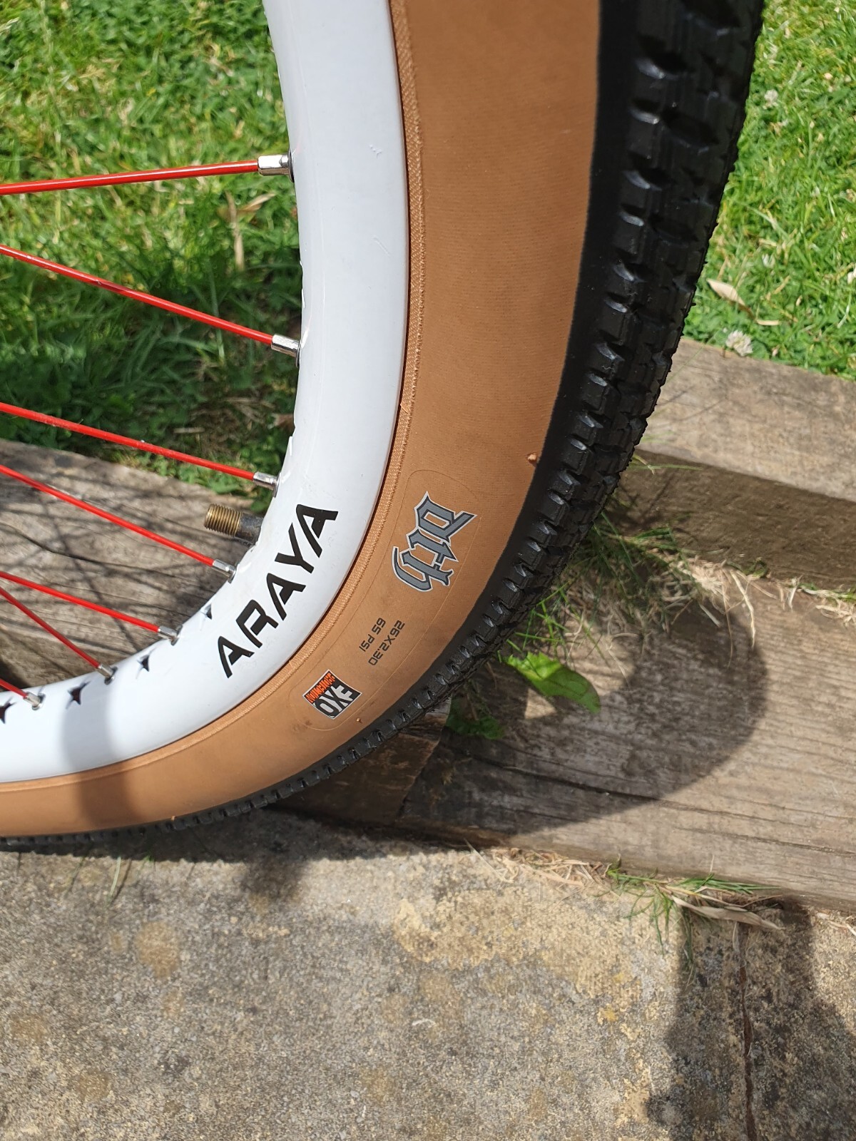 Jeu De Roues Complètes 26 Pouces DDG Araya Avec Pneus Maxxis DTH 2.3 - Neuf