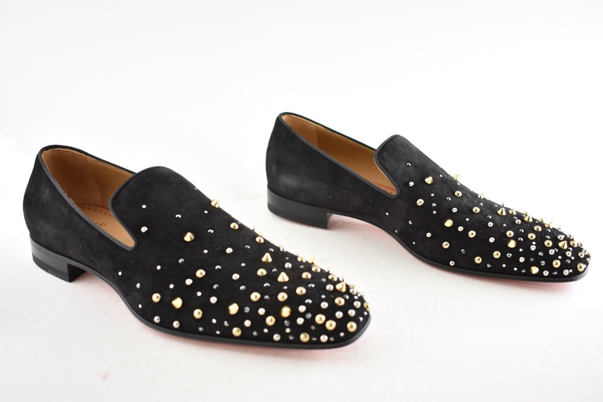 Christian Louboutin MENS Black Gold Night On The Gange Diwali Loafer Christian Louboutin Men main image 2