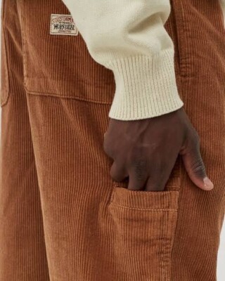 STUSSY WIDE WALE CORD BEACH PANT Copper Ç | eBay