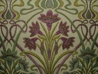 Art Nouveau Thick Jacquard Fabric Mulberry Designer Curtain Upholstery Cushion