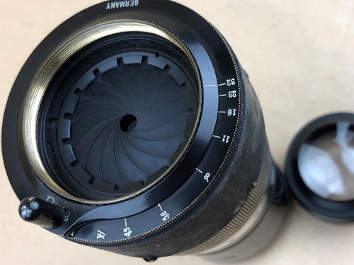 Carl Zeiss 15cm f/4.5 Tessar DRP Lens 150mm Made In Germany for Exakta Exa - Picture 7 of 7