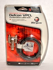 Targus Universal Security Defcon VPCL Combination Cable Lock - New