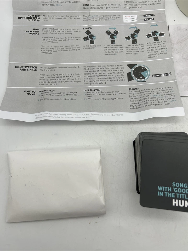 Настольная игра Hint GO от Asmodee ASMHINT02 — бывшая в употреблении — отсутствует только ручка для сухого стирания - Изображение 4 из 4