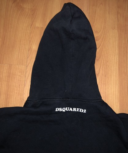 Rare Dsquared2 Women Hoodie Jacket Size M Original Caten Twins Black - Picture 9 of 9