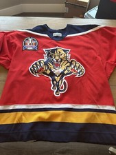 JOHN VANBIESBROUCK 1996 CCM FLORIDA PANTHERS STANLEY CUP AUTHENTIC JERSEY Size52