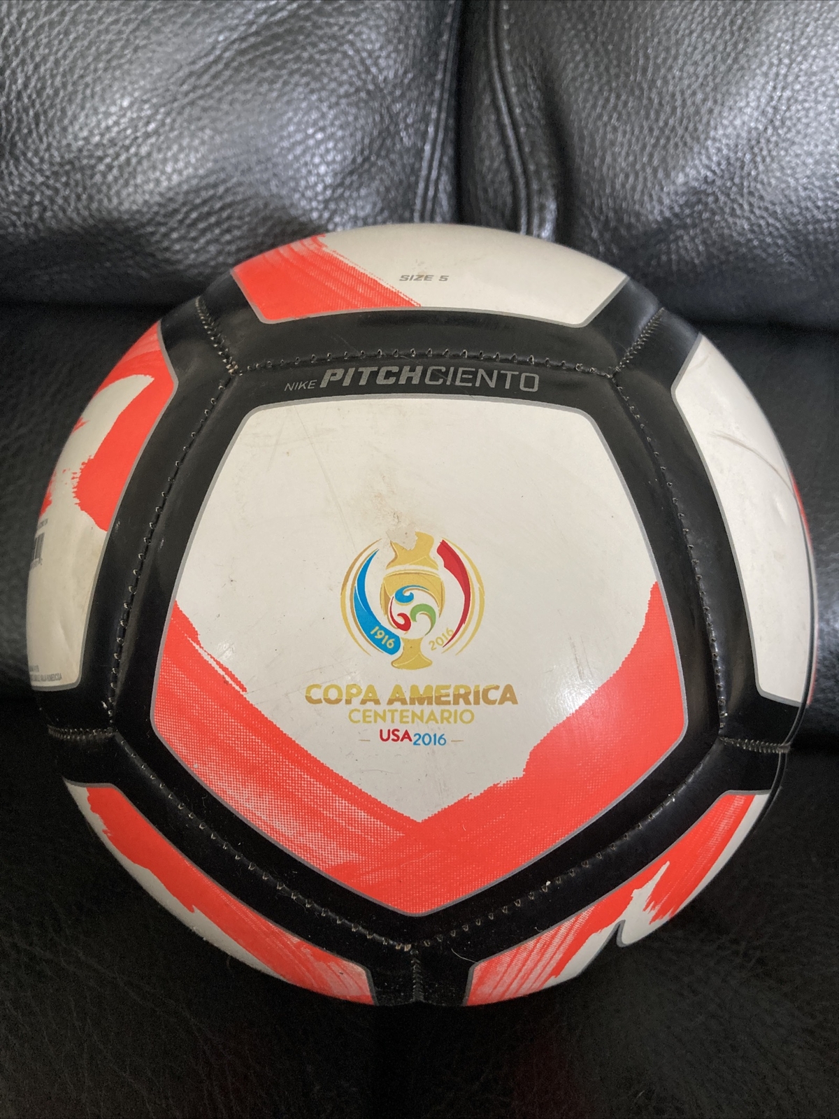 Nike 2016 Copa America Soccer Ball Centenario Pitch Ciento Sz 5 | eBay